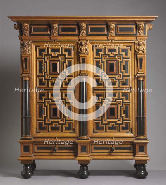 Wardrobe (Kast), c. 1625-50. Creator: Unknown.