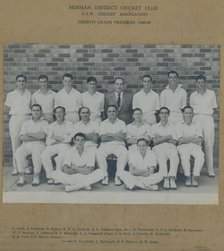 Mosman Dustrict Cricket Club. Creator: Unknown.
