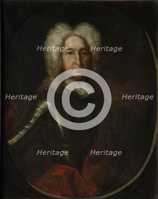 Portrait of Prince Ivan Alexeyevich Golitsyn (1658-1729), 1728. Artist: Matveyev, Andrei Matveyevich (1701-1739)