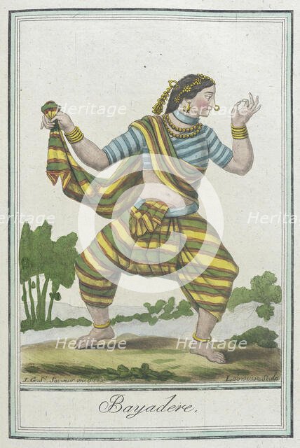 Costumes de Différents Pays, 'Bayadere', c1797. Creators: Jacques Grasset de Saint-Sauveur, LF Labrousse.