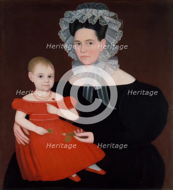 Mrs. Mayer and Daughter, 1835-40. Creator: Ammi Phillips.