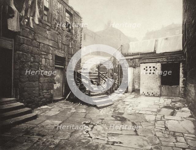 Old Houses At Corner Of George Street & High Street (#40), Printed 1900. Creator: Thomas Annan.