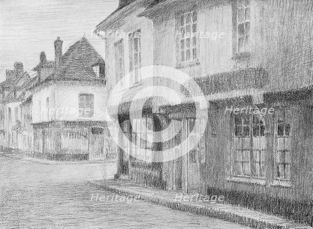'A Street in Beauvais', 1901. Artist: Unknown