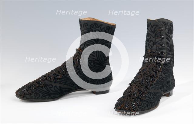 Boots, American, 1865-75. Creator: Unknown.
