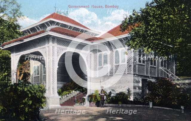 Government House, Bombay, India, early 20th century. Artist: Unknown