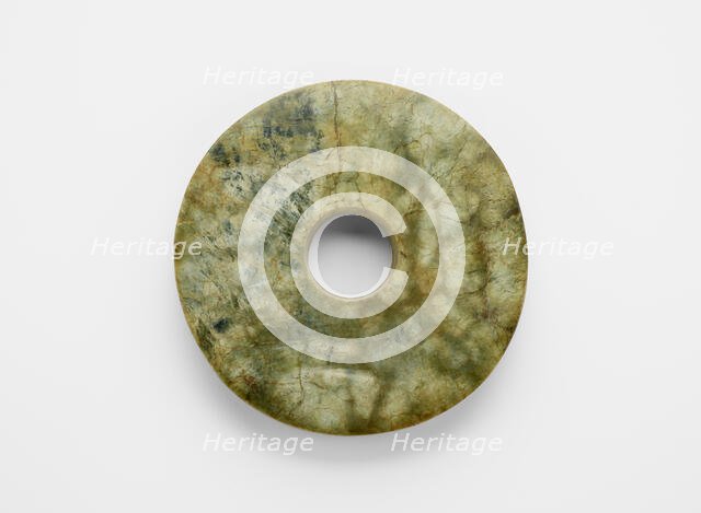 Disk (bi ?), Late Neolithic period, ca. 3300-2250 BCE. Creator: Unknown;Unknown.