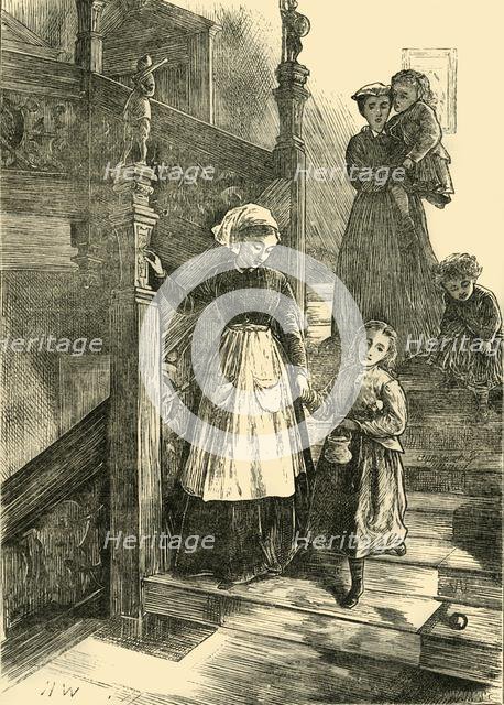 'Staircase of Cromwell House, 1876', (c1876). Creator: Unknown.