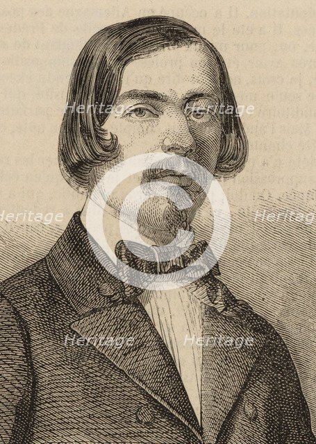 Portrait of the composer Adolphe Fumagalli (1828-1856), 1855.