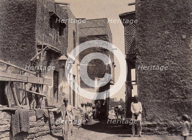 Buildings in the town of Machi Meani, Karachi, India, 1897. Creator: Unknown.