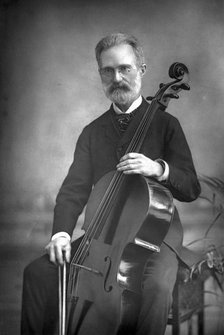 Carlo Alfredo Piatti (1822-1901), Italian violoncellist, 1890.Artist: W&D Downey