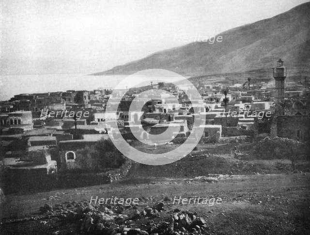 Tiberias and the Lake of Galilee, 1926. Artist: Unknown
