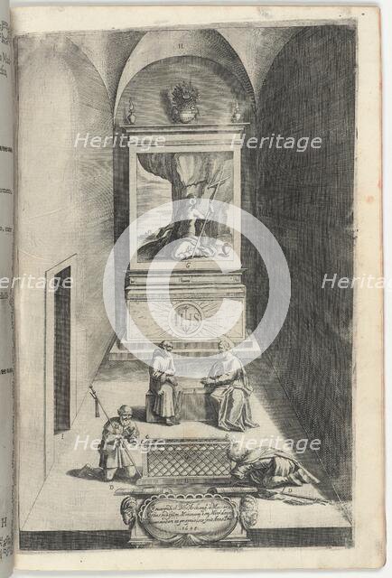 Interior of the Chapel of Mary Magdelene (Interno della cappella della Maddalena) [plate H], 1612. Creator: Jacopo Ligozzi.