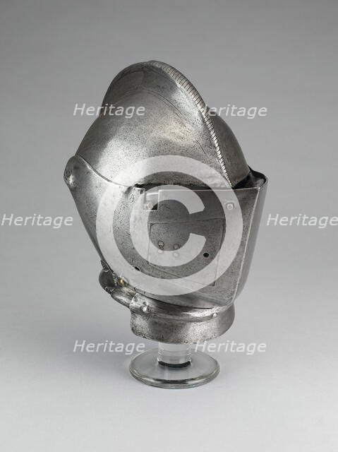 Close Helmet for the Joust, Northern Italy, 1580/90. Creator: Unknown.