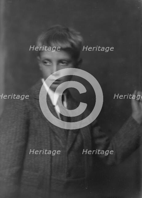 Fiffe, Joseph, Master, portrait photograph, 1917 Sept. 25. Creator: Arnold Genthe.