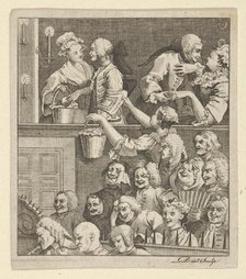 The Laughing Audience, ca. 1800. Creator: Dent.