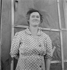 Mrs. Cleaver is raising five sons on new farm, Malheur County, Oregon, 1939. Creator: Dorothea Lange.
