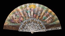 Fan, European, 1855-65. Creator: Unknown.