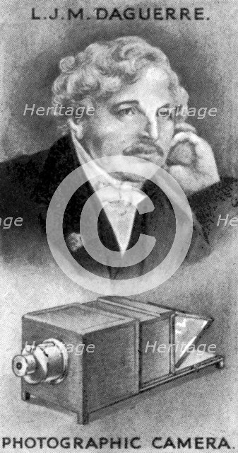 Louis-Jacques-Mande Daguerre, French artist and chemist, (c1924). Artist: Unknown
