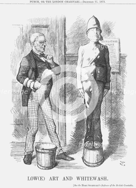 'Low(e) art and whitewash', 1873. Artist: Joseph Swain