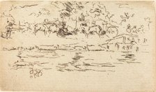 The Towing-Path. Creator: James Abbott McNeill Whistler.