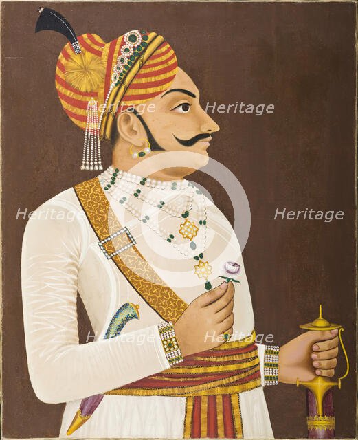 Thakur Yaswanta Singhji (reigned 1688-1707) (image 1 of 4), between c1880 and c1900. Creator: Anon.