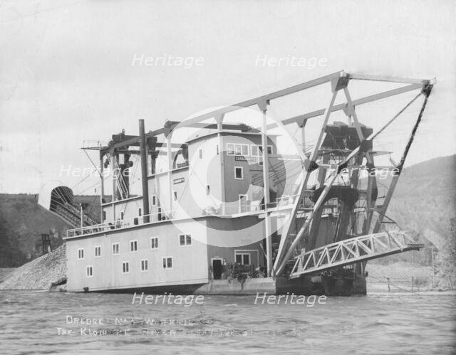 Gold dredge, 1915. Creator: Unknown.