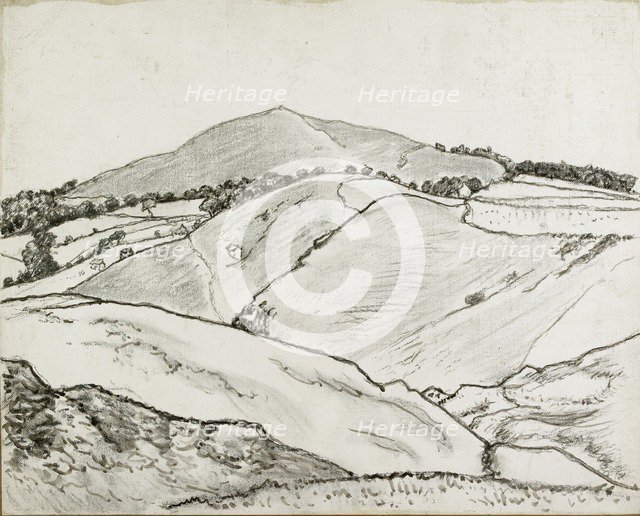 Cefn Bryn, 1933. Artist: Lucien Pissarro.