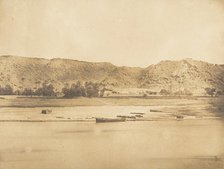 Vue prise au Sud-Est de Philae - Cherk-el-Hesseh, 1849-50. Creator: Maxime du Camp.