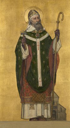 Saint Eloi Bishop of Noyon, 1889. Creator: Albrecht De Vriendt.