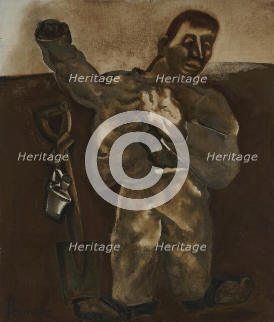The Man with the Jacket, 1928. Creator: Constant Permeke.