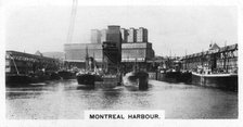 Montreal Harbour, Quebec, Canada, c1920s. Artist: Unknown
