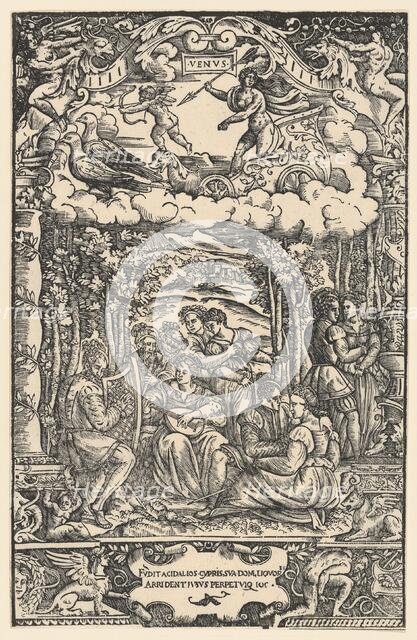 The Dominion of Venus, from 'The Seven Planets', 1533. Creator: Unknown.