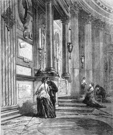 The Tomb of Raffaelle, in the Pantheon at Rome, 1870. Creator: Unknown.