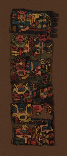 Border Fragments, Peru, 100 B.C./A.D. 200. Creator: Unknown.