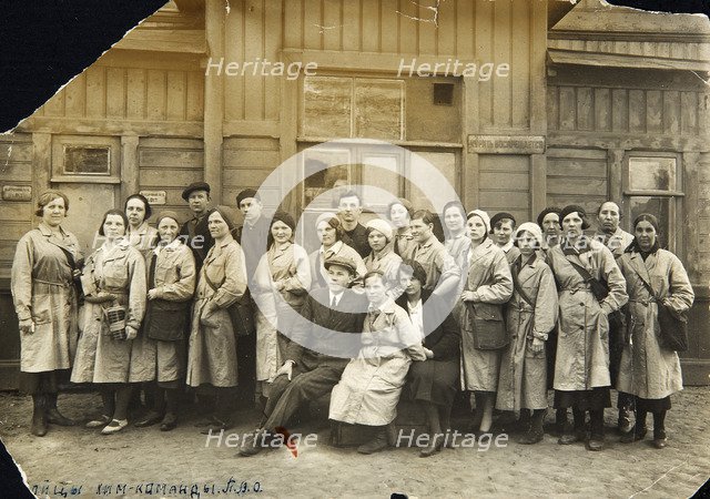 Chemical defence unit (PVChO), USSR, 1930s. Artist: Unknown