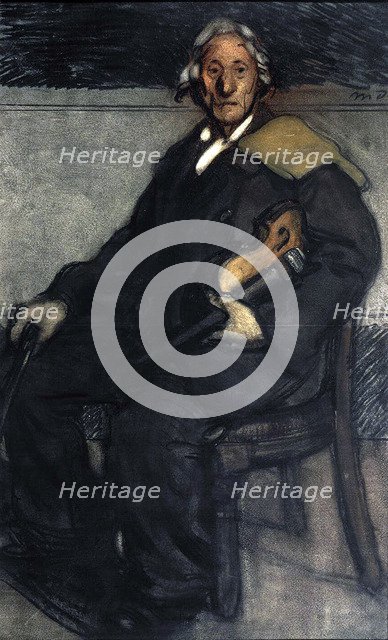 Violinist, early 20th century. Creator: Dethomas, Maxime (1867-1929).