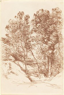 Souvenir of the Sole Valley (Souvenir de la Vallee de la Sole), 1871. Creator: Jean-Baptiste-Camille Corot.