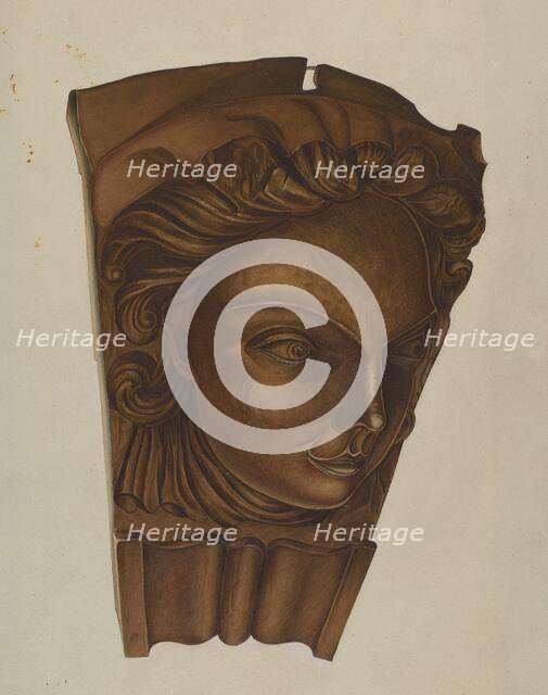 Figurehead, c. 1937. Creator: Robert Pohle.