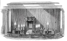 The late Dr. Dalton, lying in state, 1844. Creator: Unknown.