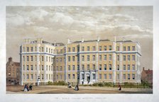 King's College Hospital, Carey Street, Westminster, London, c1840.                                   Artist: Anon