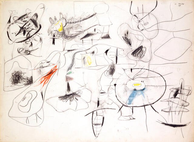 Vale of the Armenians, 1944. Creator: Gorky, Arshile (1904-1948).