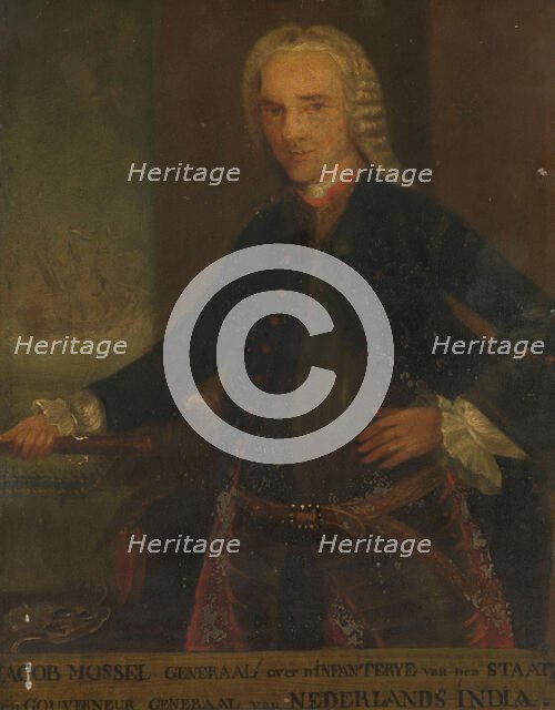 Portrait of Jacob Mossel, Governor-General of the Dutch East India Company, 1750-1799. Creator: Anon.
