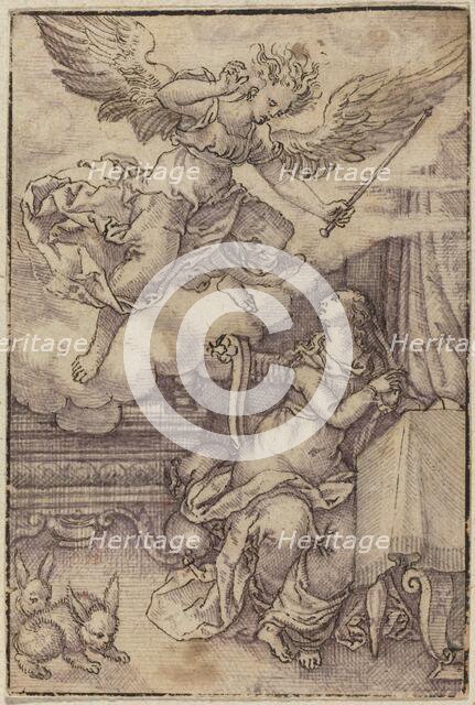 The Annunciation. Creator: Virgil Solis.