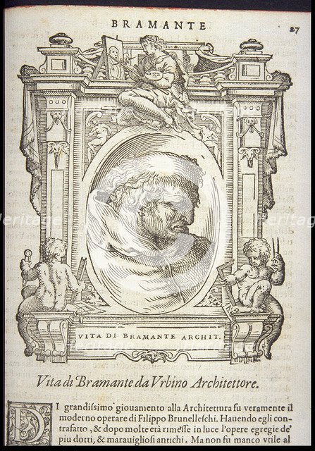 Donato Bramante, ca 1568.