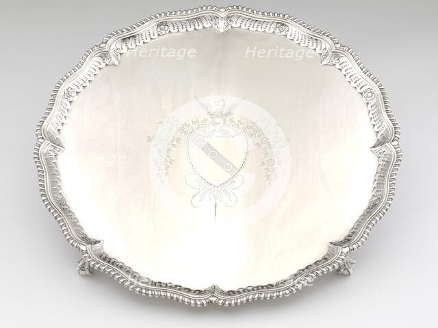 Salver, 1766/80. Creator: William Grigg.