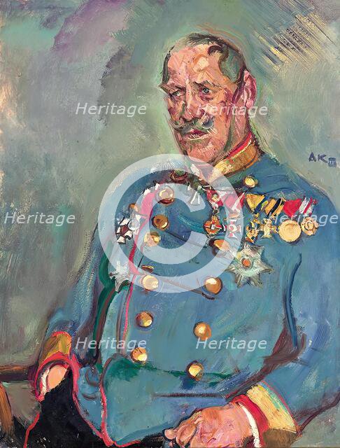 General Gottfried Seibt von Ringenhart, 1918. Creator: Anton Kolig.