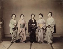 Formal Portrait of Five Women, c1885. Creator: Unknown.