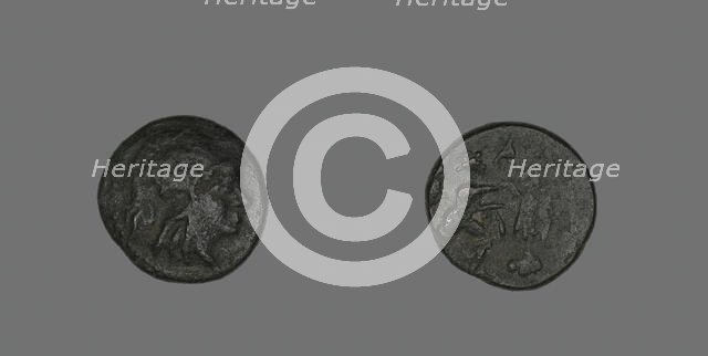 Coin Depicting the Goddess Athena, 277-239 BCE or 229-220 BCE. Creator: Unknown.