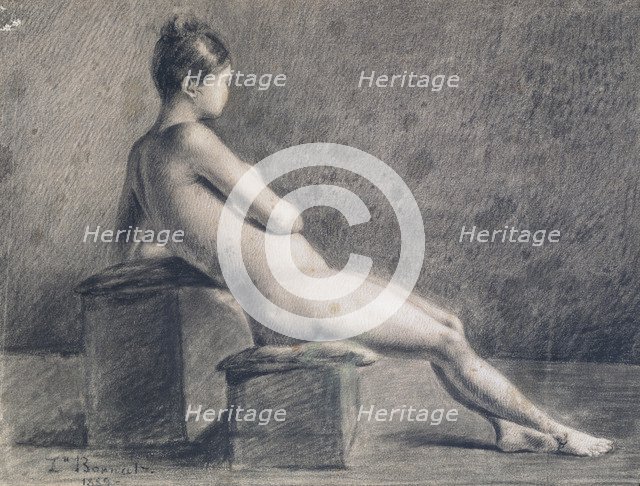 'Model in Profile', c1853-1922. Artist: Leon Joseph Florentin Bonnat