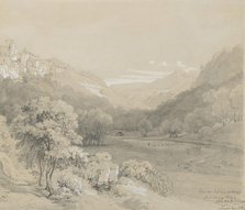 A View of Cavi in the Sabine Hills, 1848. Creator: Louis Gurlitt.